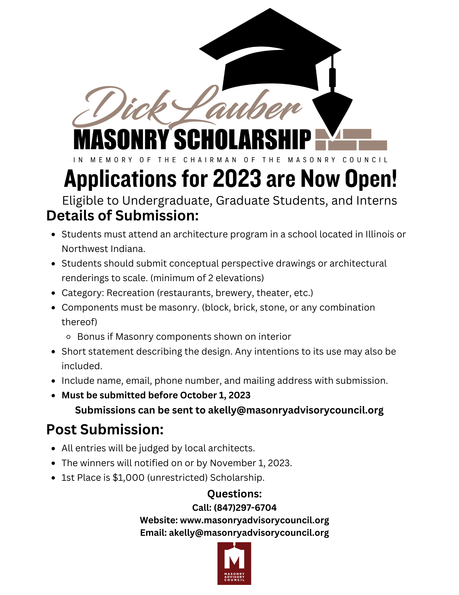 Final Scholarship 2023 for Applications are Now Open Flyer 1